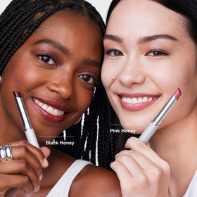 Baume à lèvres Clinique Almost Lipstick Pink Honey avec pinceau applicateur