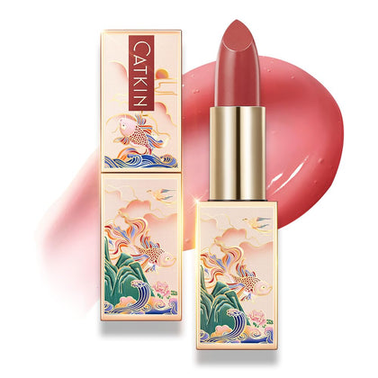 Baume à lèvres coloré Catkin C06 Camélia vue avant avec packaging