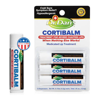 Baume à lèvres Dr. Dan's Cortibalm 1% Hydrocortisone devant