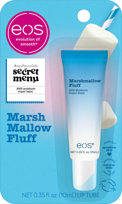 Baume à lèvres eos Super Balm Marshmallow Fluff vue avant