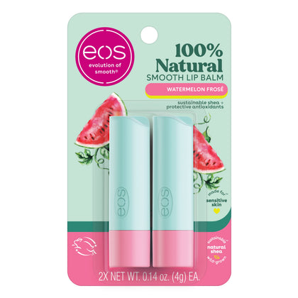 Baume à lèvres eos Watermelon Frosé pack de 2 vue de face