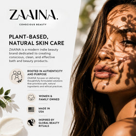 Baume à lèvres et dessous de savon du coffret ZAAINA