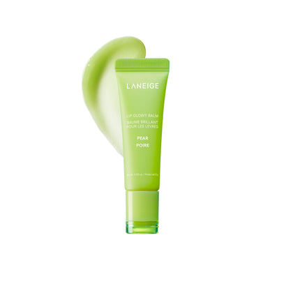 Baume à Lèvres Glowy LANEIGE 18g tube avant avec couleur poire