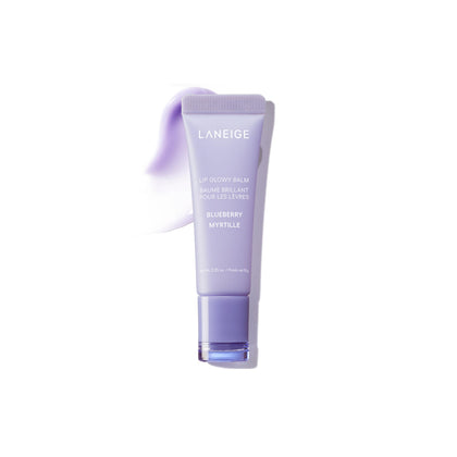 Baume à Lèvres Glowy LANEIGE tube bleu avec finition glossy