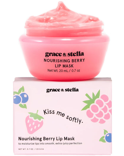 Baume à lèvres grace & stella Berry Kissable 50g avant