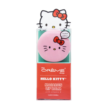 Baume à lèvres Hello Kitty® Macaron de couleur rose, vue de face