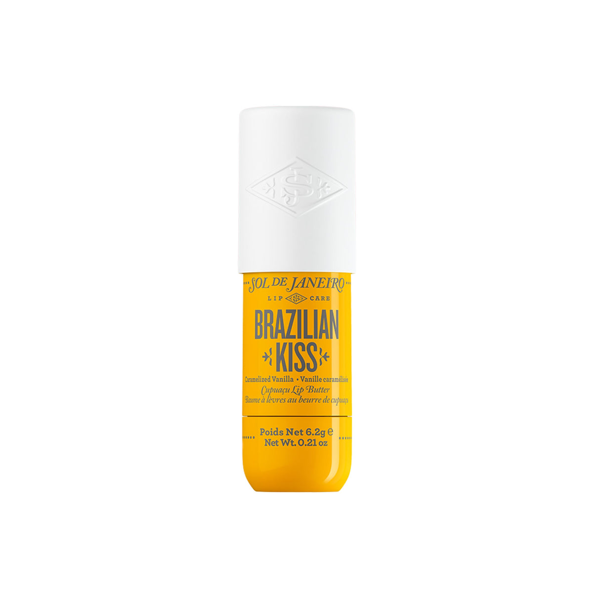 Baume à lèvres hydratant Sol de Janeiro 32g avec emballage