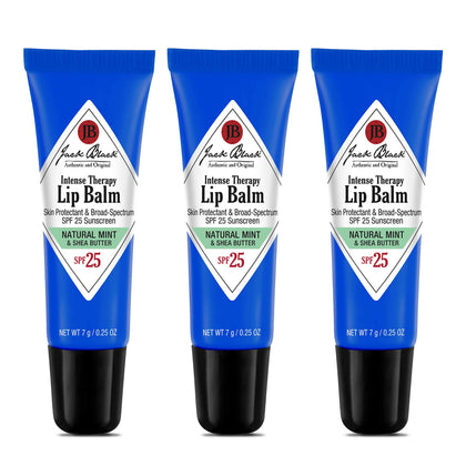 Baume à Lèvres Intense Thérapie Jack Black pack de 3, vue avant