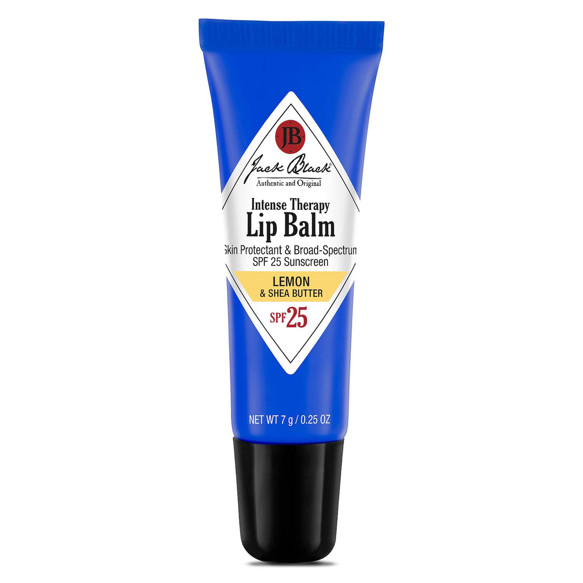 Baume à Lèvres Jack Black Intense SPF 25 au citron, vue de face