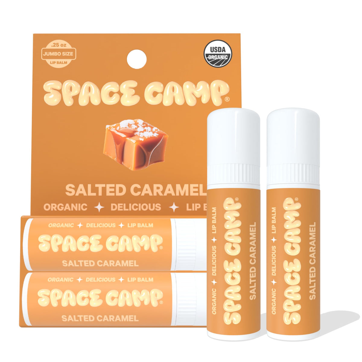 Baume à Lèvres Jumbo Space Camp couleur Caramel Salé avant