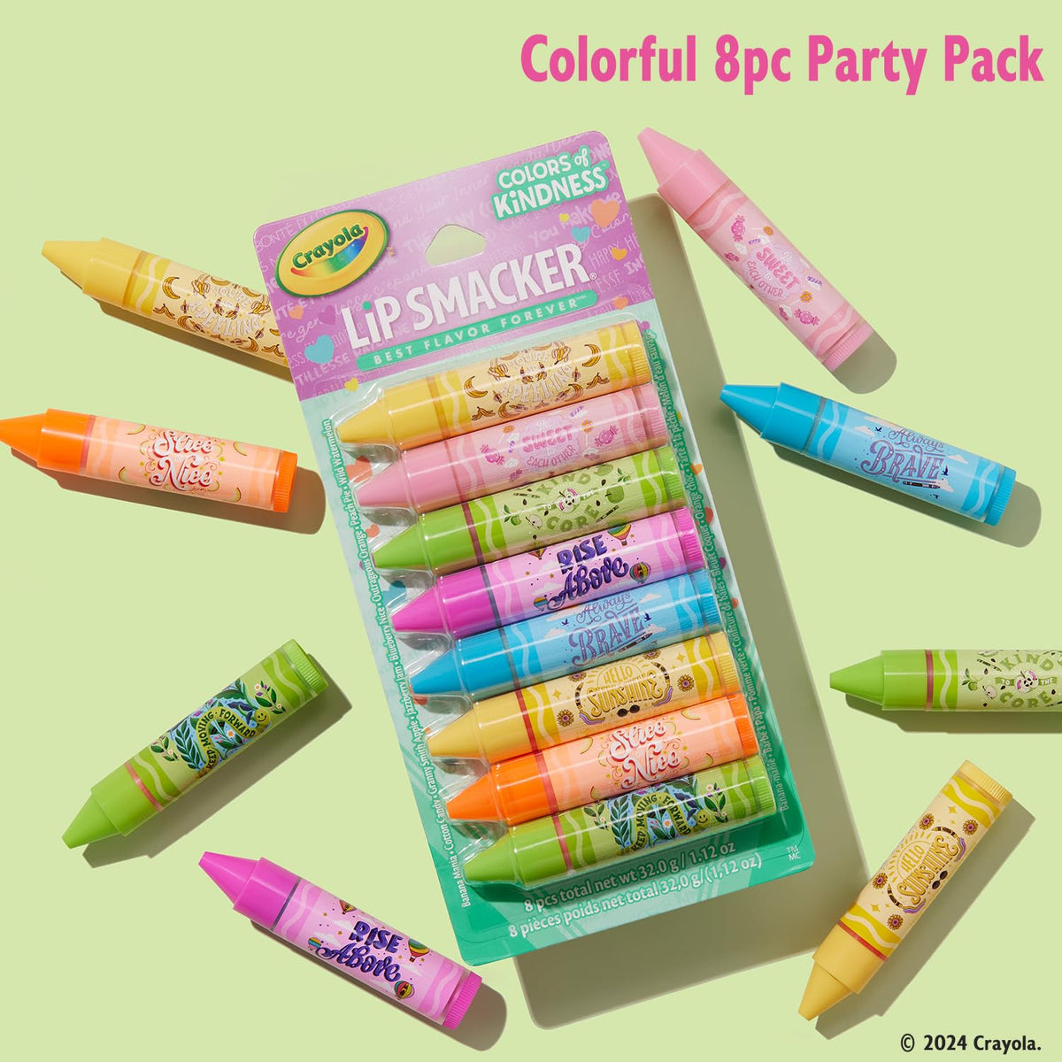 Baume à lèvres Lip Smacker Crayola avec saveur fruitée