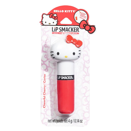 Baume à lèvres Lip Smacker Hello Kitty tube rose avec saveur cerise