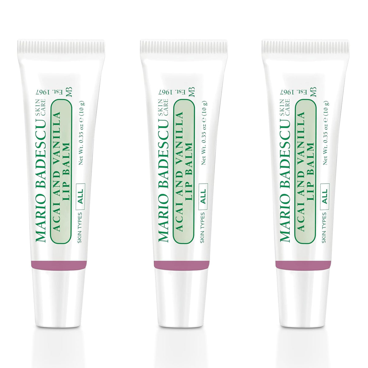 Baume à Lèvres Mario Badescu Acai et Vanille - vue de face