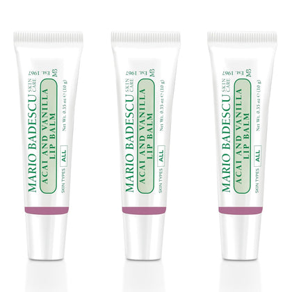 Baume à Lèvres Mario Badescu Acai et Vanille - vue de face