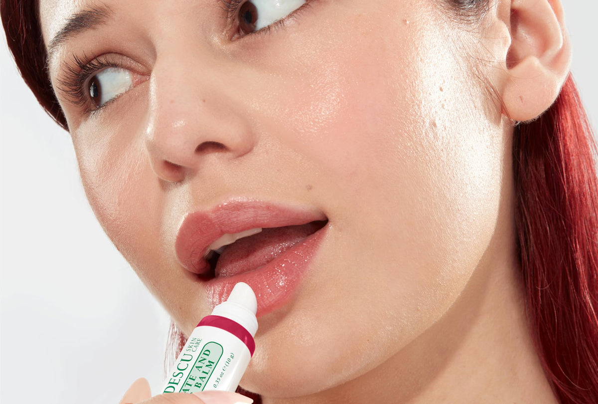 Baume à lèvres Mario Badescu Pastèque & Basilic, tube arrière