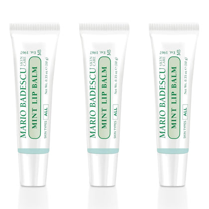 Baume à Lèvres Menthe Mario Badescu 3 Pack vue avant