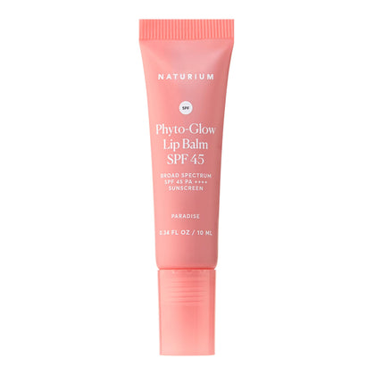 Baume à Lèvres Naturium Phyto-Glow SPF 45 couleur Paradise, vue avant