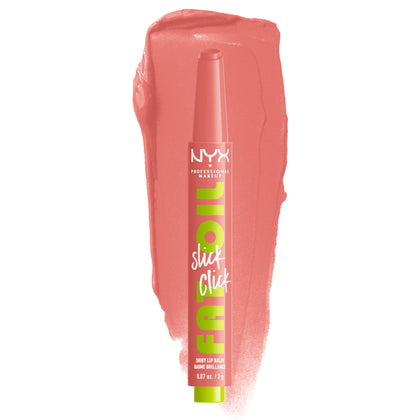 Baume à Lèvres NYX Fat Oil Slick Click couleur pêche, vue avant