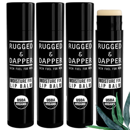 Baume à lèvres RUGGED & DAPPER pack de 4 tubes