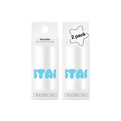 Baume à Lèvres Starface World Vanille Hydratant, pack de 2