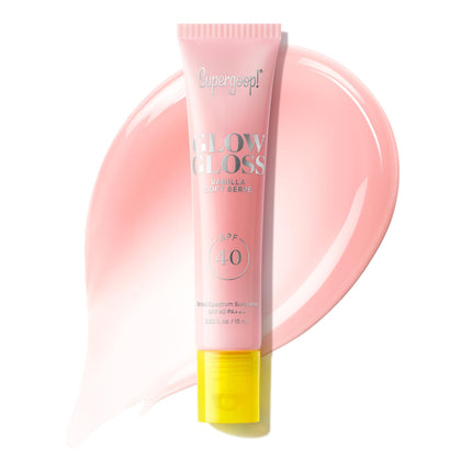 Baume à lèvres Supergoop! Glow Gloss SPF 40 Vanille en vue avant
