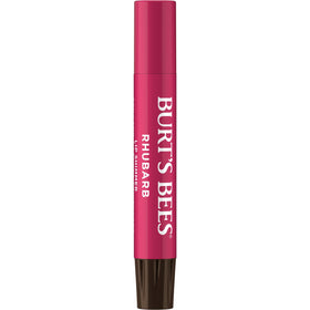 Baume à lèvres teinté Burt's Bees en couleur rhubarbe, vue de face