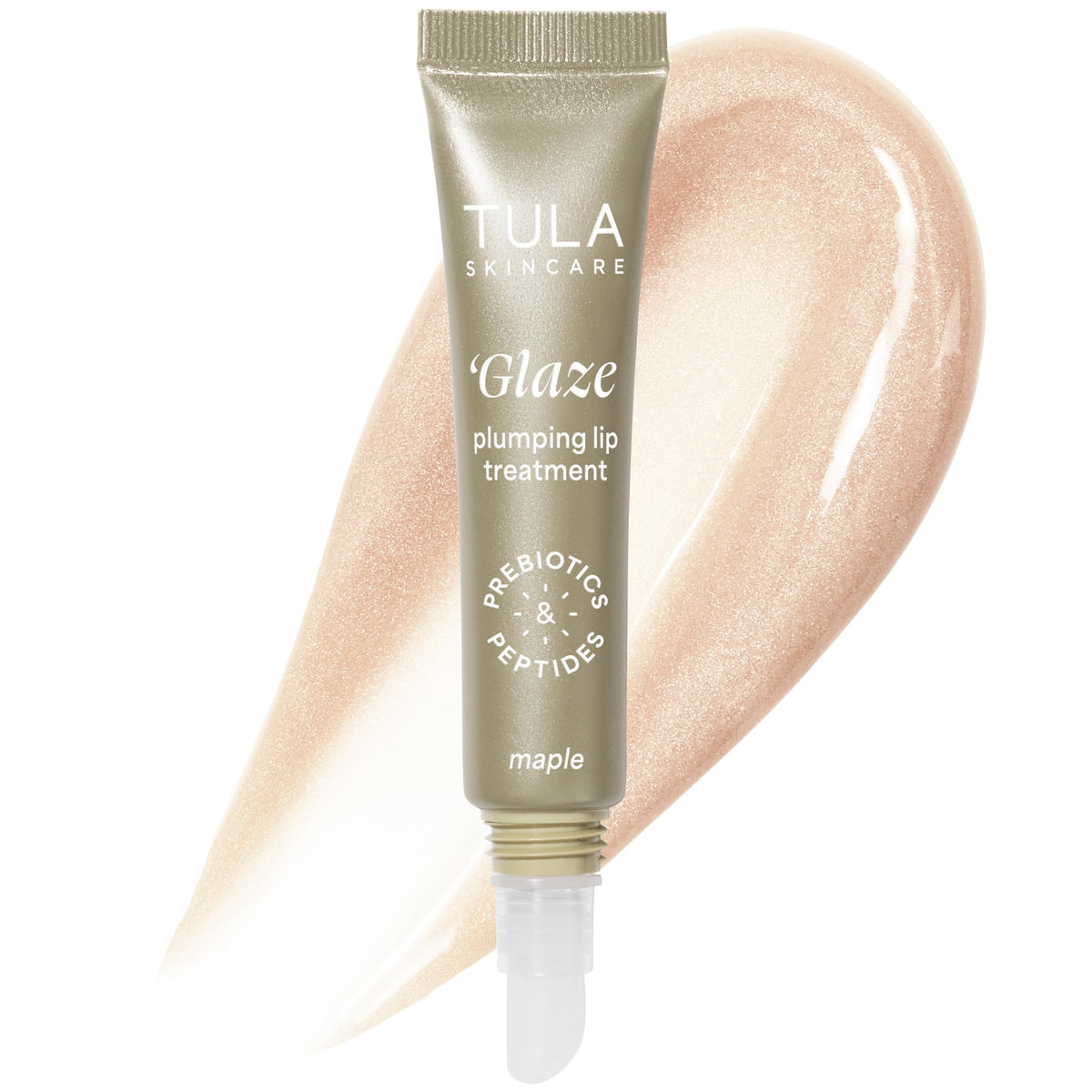Baume à lèvres TULA Glaze Maple vue avant avec emballage