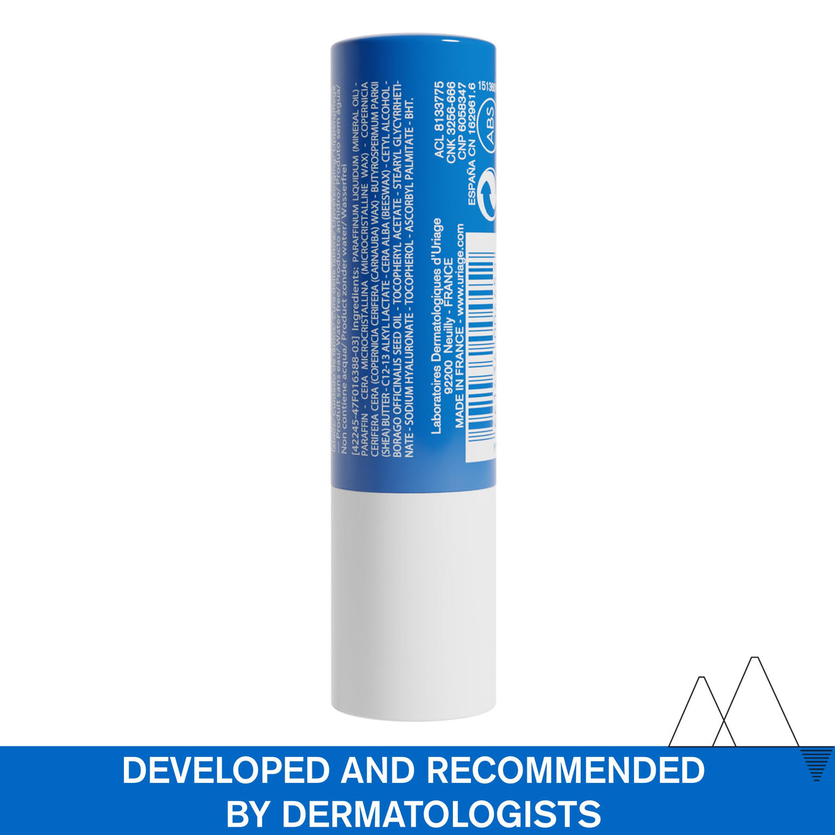Baume à Lèvres Uriage Xémose, affichage du produit avec décor naturel