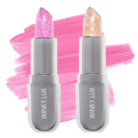 Baume à lèvres Winky Lux Lavender & Rainbow Glitter Confetti en vue de face