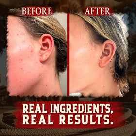 Baume au suif de boeuf bio à la vanille Wrath & Remedy sur une surface en bois