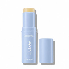 Baume contour des yeux LUXE modèle avant avec texture douce