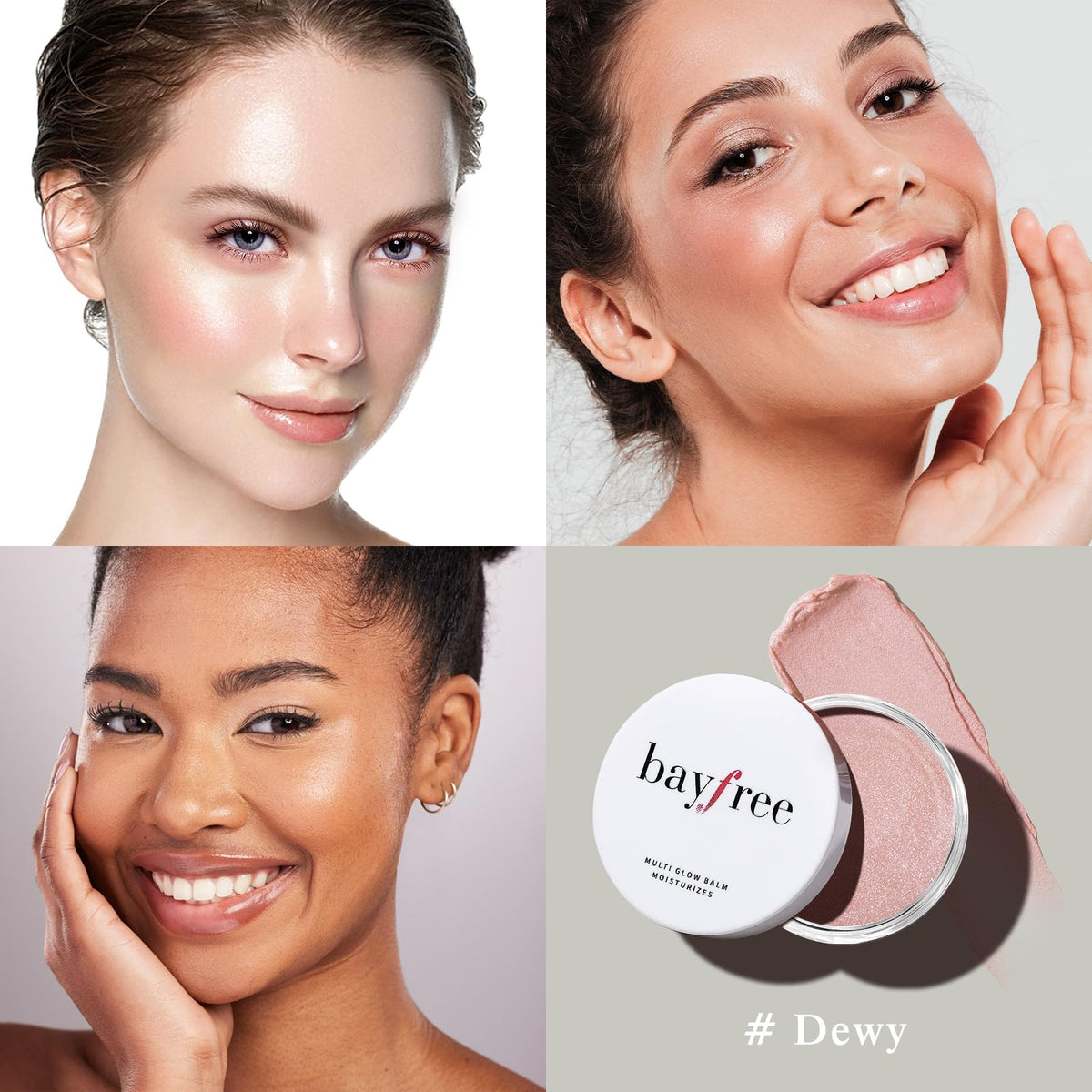 baume crème bayfree Multi Glow Balm avec texture crémeuse