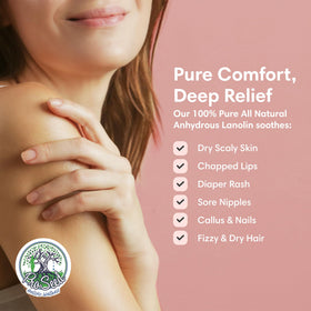 Baume de lanoline ProSeed avec d'autres produits de soin