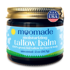 Baume de Suif Bovine Bio moomade 150g vue de face