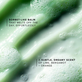 Baume démaquillant Farmacy Green Clean 200ml application sur le visage