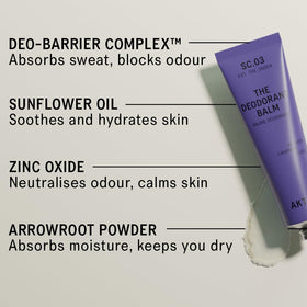 Baume déodorant AKT SC.03 The Onsen 50mL application sur la peau