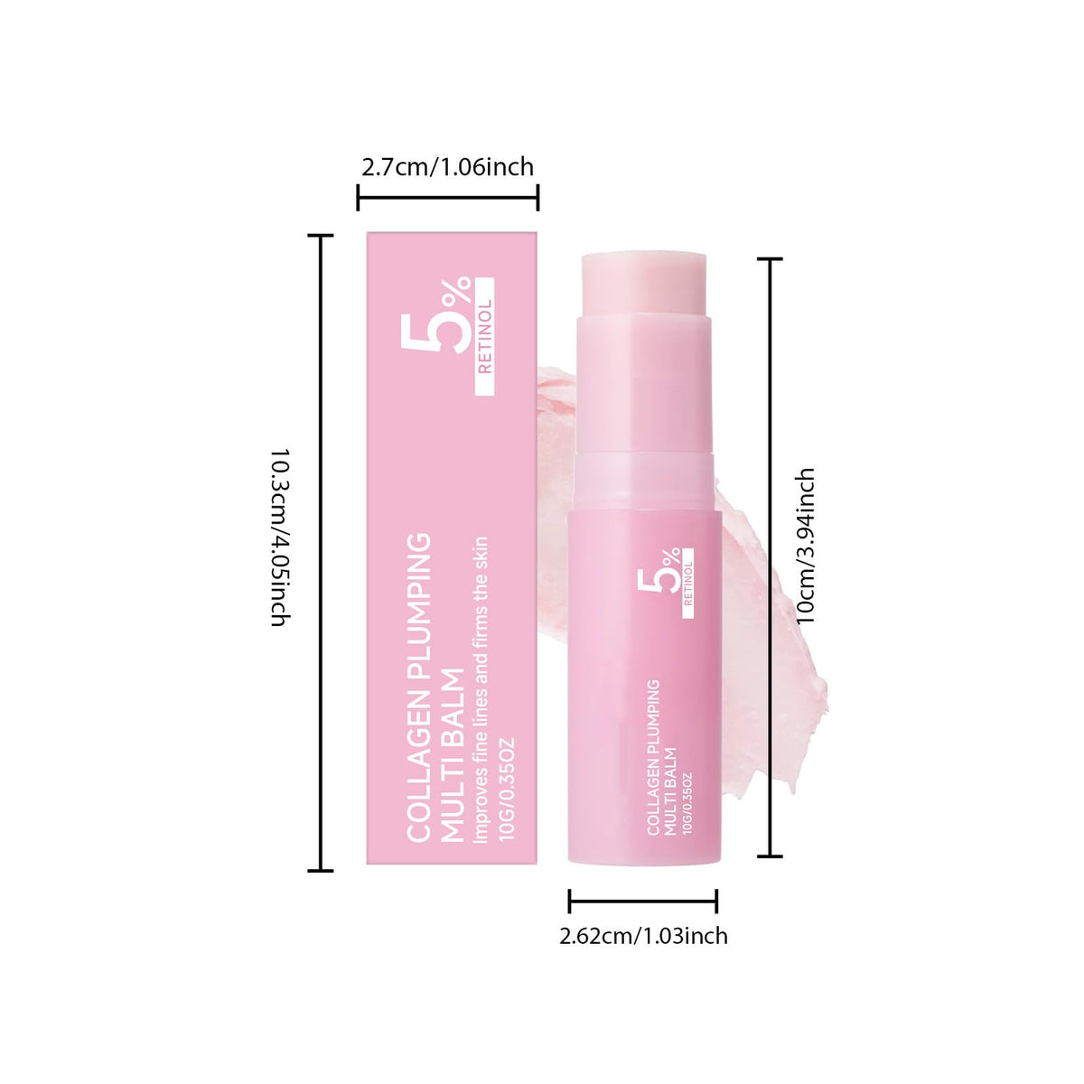 Baume EKEYR PDRN Rose 41g vue de côté