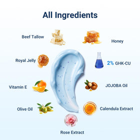 Baume Ficeco au tallow et miel 91g avec ingredients au dos