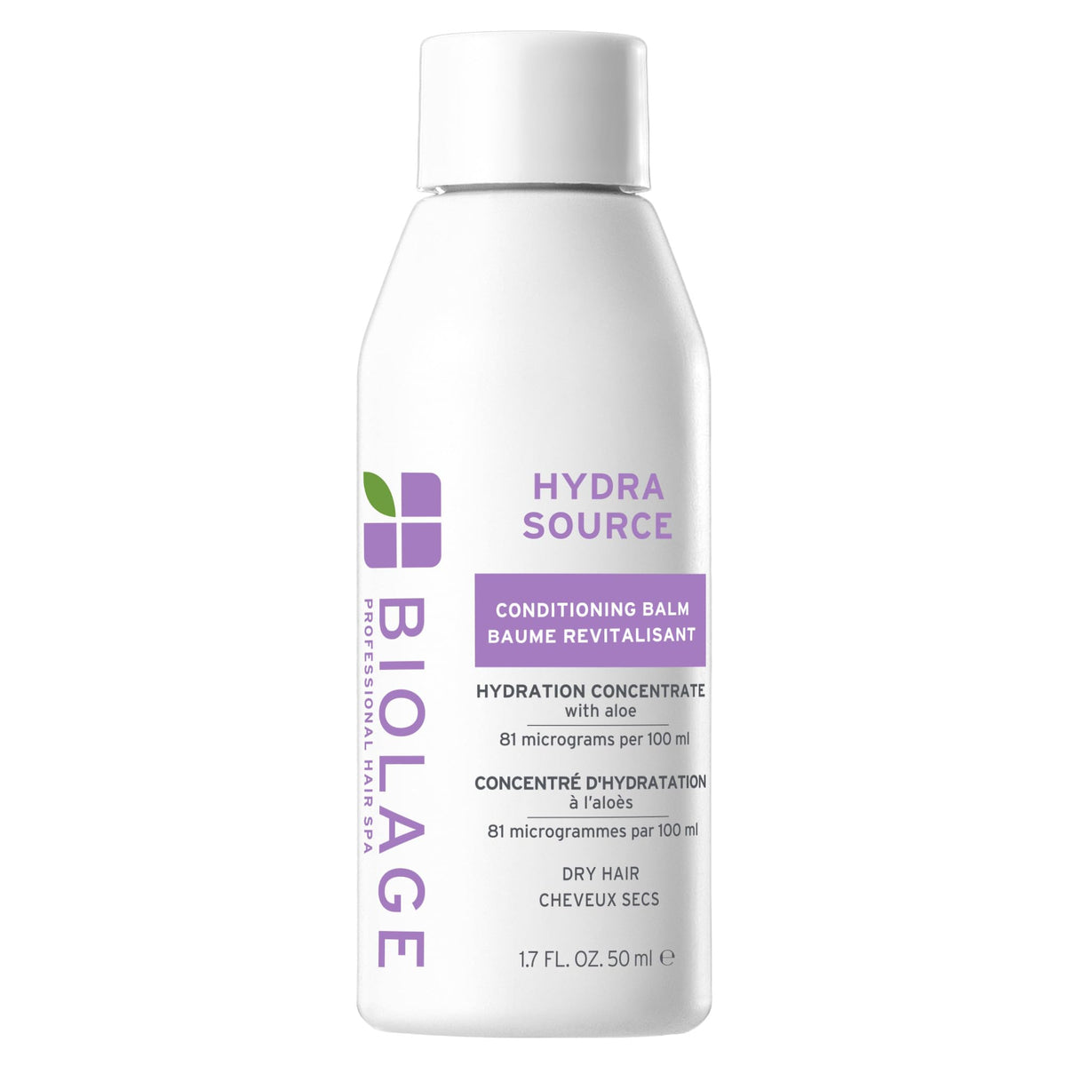 Baume Hydratant Hydra Source de Biolage 65g vue de face