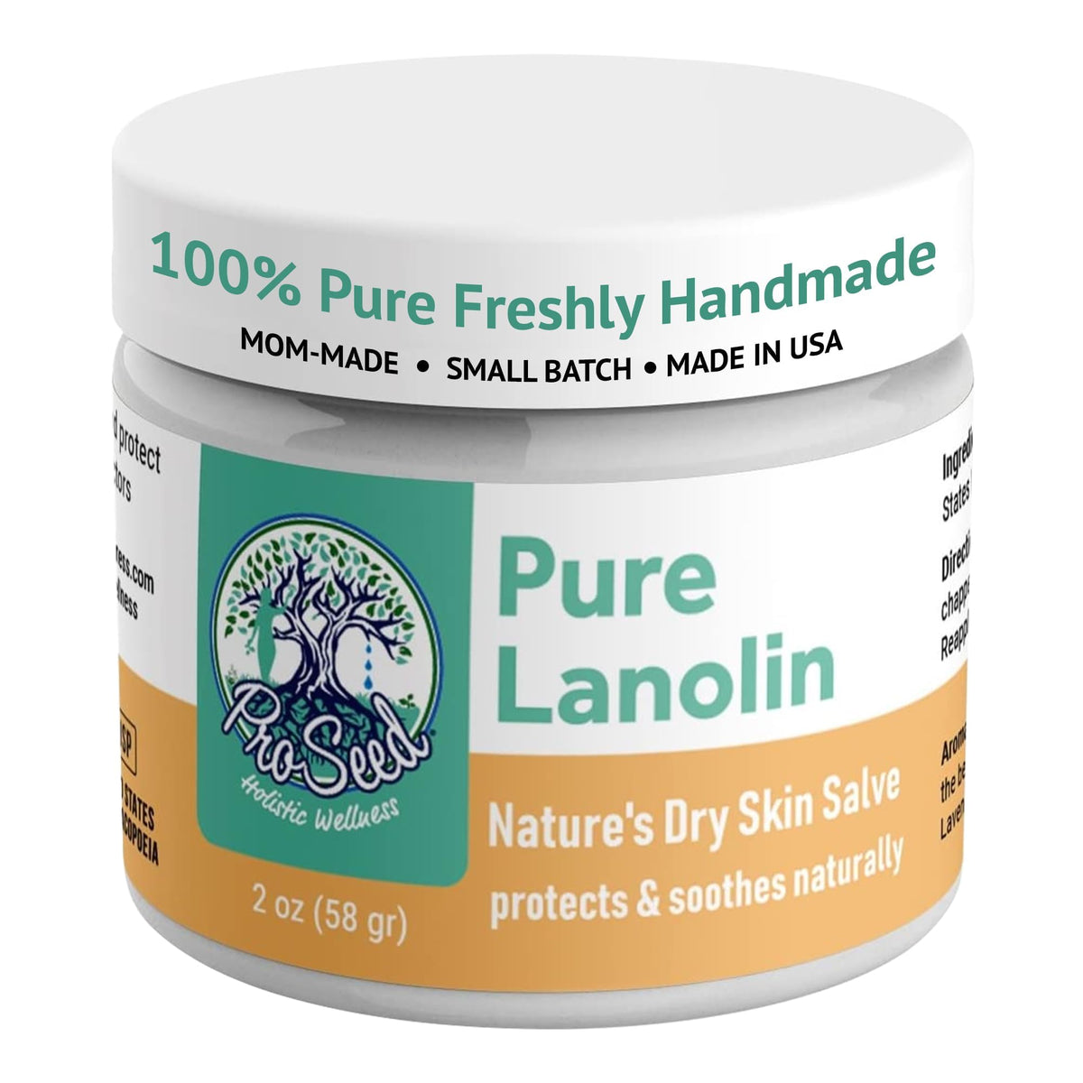 Baume Lanoline 100% Pur ProSeed 91g vue avant avec étiquette