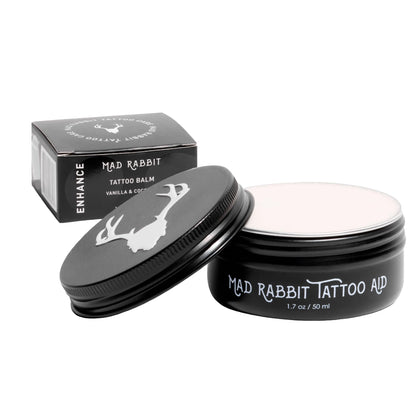 Baume Mad Rabbit pour tatouages Coco-Vanille 59g vue de face