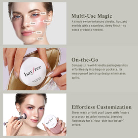 Baume Multi Glow bayfree 40g sur paupières