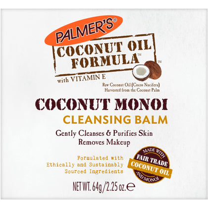 Baume nettoyant visage Palmer's Monoi de Coco, vue de face