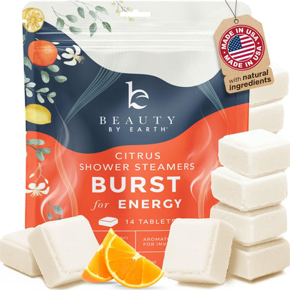 Beauty by Earth Shower Steamers 360g en boîte avec agrumes