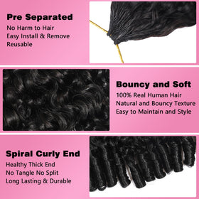 Beauty Queen Cheveux Bouclés Crochet 120g en boîte cadeau