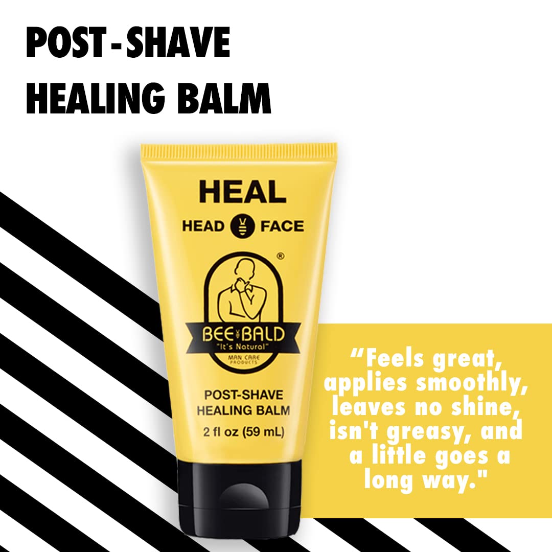 Bee Bald HEAL Baume Après-Rasage 2 fl oz avec ingrédients naturels