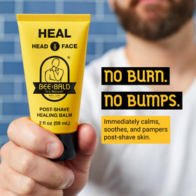 Bee Bald HEAL Baume Après-Rasage 2 fl oz vue arrière