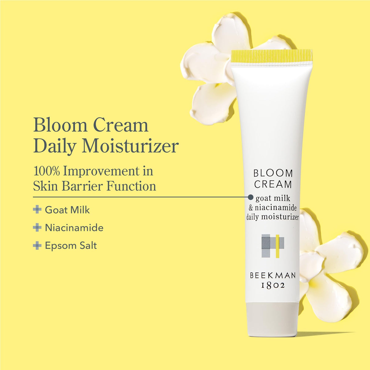 Beekman 1802 Crème Hydratante au Lait de Chèvre, texture crémeuse