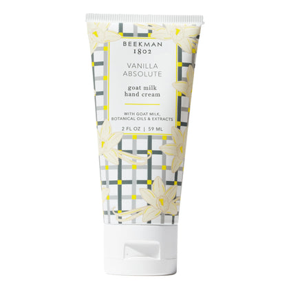 Beekman 1802 Crème Mains Lait de Chèvre Vanille 2 oz vue de face