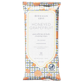 Beekman 1802 Lingettes Visage au Lait de Chèvre emballage avant